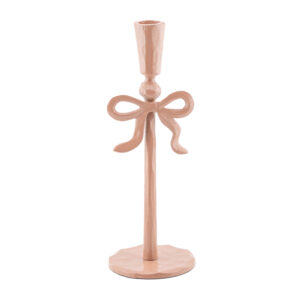 hb6901 Kandelaar Strikje 25cm Roze