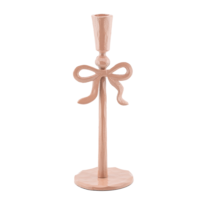 hb6901 Kandelaar Strikje 25cm Roze