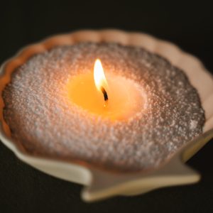 Ambiance Powder Candle wit
