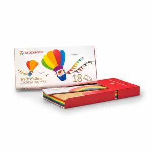Stockmar versierwas breed - 20x10 cm - ass. 18 kl.
